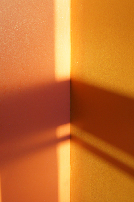 Light and shadows on wall