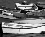 skiffs-in-harbor_B-W 01004