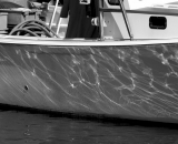 water-reflections-on-side-of-boat_B-W 01029