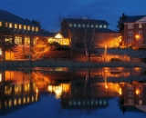 Olin-Arts-Center-across-Lake-Andrews-at-dawn_DSC01334