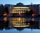 Pettengill-Hall-across-Lake-Andrews-at-dawn_DSC01325