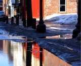 Lisbon-Street-reflections-in-winter-puddle-Lewiston_DSC03735