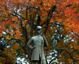 Cival War statue in Kennedy Park