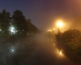 early morning on the canal