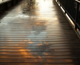 foot bridge to Simard Payne Park