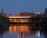 parking-garage-and-trestle-at-night-Lewiston_DSC02589