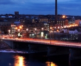 Lewiston-downtown-and-Longley-Bridge-at-dusk_DSC08443