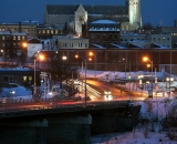 Lewiston-skyline-with-Basilica-at-sunset_DSC09207