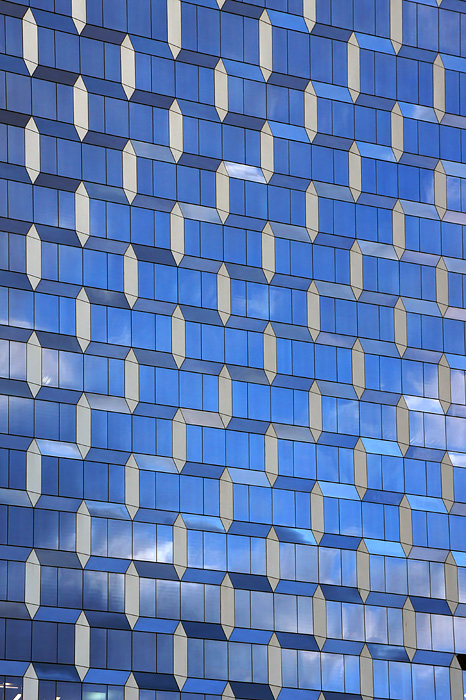 Mirrored skyscraper facade-03