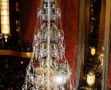 Lobby and chandelier in Radio City Music Hall