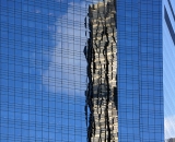 Trump Tower reflected in Time-Warner Building at Columbus Circle-02