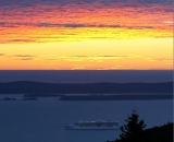 sunrise-over-Bar-Harbor-with-cruise-ship_DSC08874